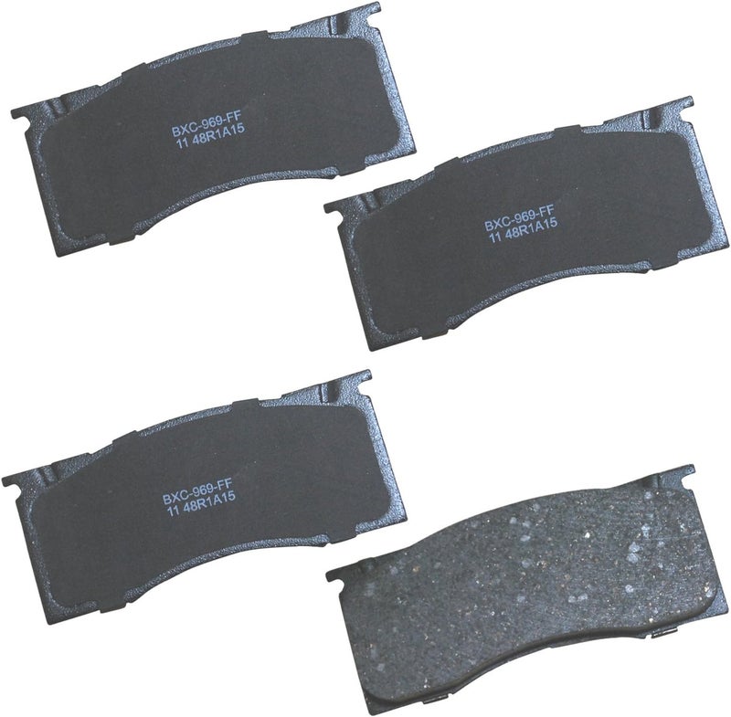 Bendix Premium SBC11 Ceramic Front Brake Pads for Select Models Dodge Dart,Ford Fairlane,Falcon,Sedan Delivery,Mustang,Ranchero,Mercury Comet,Cougar,Cyclone,Plymouth Barracuda,Duster,Scamp,Valiant - Image 1